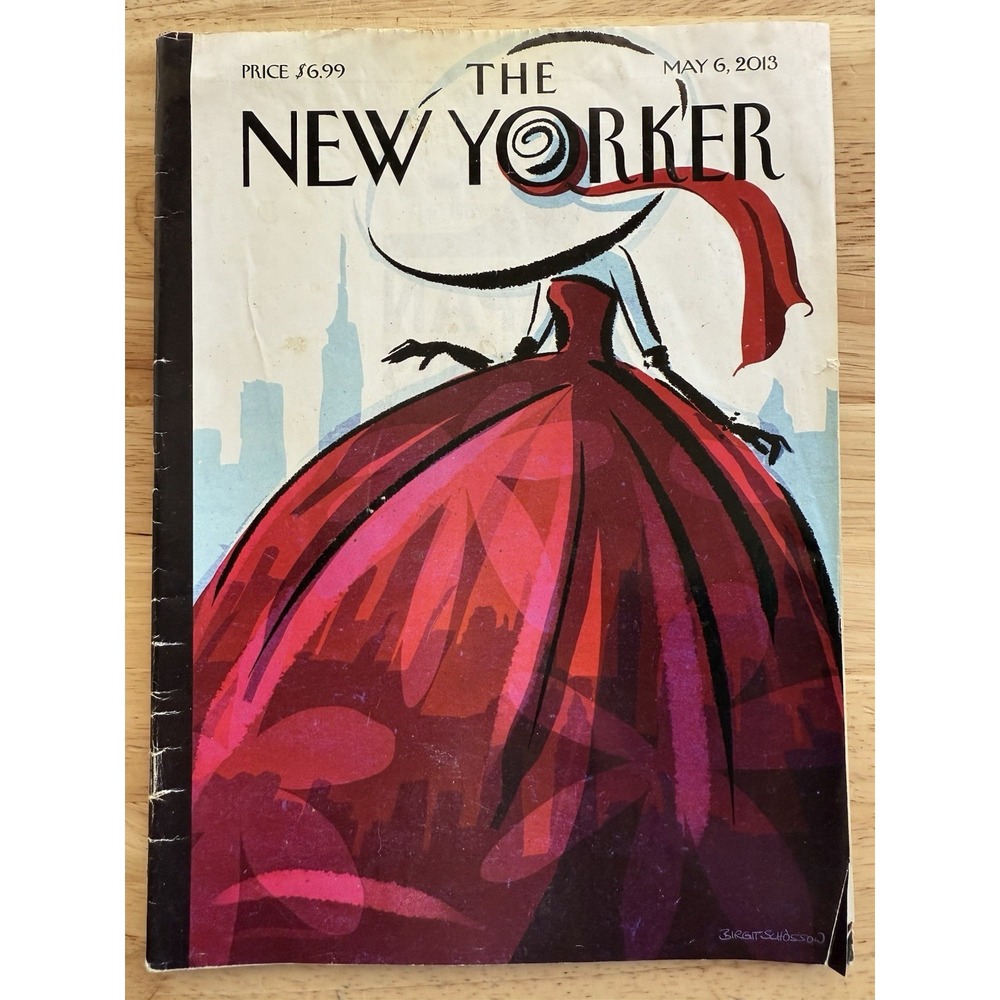 The New Yorker May 6 2013 Red Dress Cover (complete magazine)